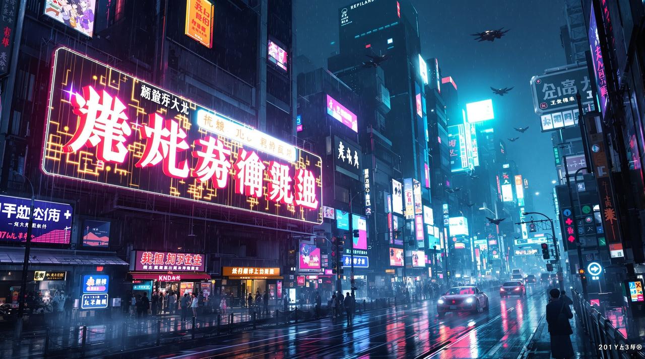 小说漫画赛博世界 - 数据洪流中的未来都市